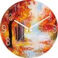 Alarm Clock Digitale Wanduhr Mit Geringem Geräuschpegel, 30 Cm/12 Zoll Mangroven-Ölgemälde-Wanduhr, Quarzuhr, Leise, Einfache Uhr Für Die Heimdekoration Im Kinder