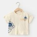 Chic Studio Babykleidung Lässige Kurzarm-T-Shirts Sommerkleidung Jungen Mädchen Baby Kinder Kinder Sommer Halbarm-Oberteile