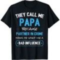 91141024ma7xa20772 Opa Papa Partner Im Verbrechen Unisex T-Shirt