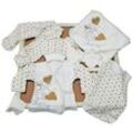 Miyosa Baby 11-Teiliges Krankenhaus-Kleidungsset Aus Bio-Baumwolle Für Neugeborene, Mädchen, Stoff, Geschenk Für Babyparty, Baby-Outfit, Unterwäsche-Set Für Neuge
