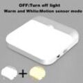 Ouuzuu Wireless Smart Motion Sensor Nacht Lampe Mit Schalter Schlafzimmer Dekor Magnetische Kinder Geschenk Dekoration Weiße Led Nachtlicht