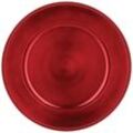 Platzteller Colorama de Noël D33cm rot - Rot mit grenze