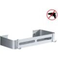 Dusch-Eckregal Duschablage Aluminium-Badezimmerregale - Starker Klebstoff (kein Bohren) Abnehmbare Haken Rostfreier Aluminiumkorb Organizer Hängende