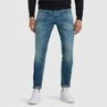 Slim-fit-Jeans PME LEGEND "Legend XV Denim", Herren, Gr. 36, Länge 32, blau (dirty wash), Denim/Jeans, Obermaterial: 98% Baumwolle, 2% Elasthan, Jeans