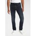 Stretch-Jeans JOOP JEANS "Mitch", Herren, Gr. 38, Länge 34, blau (navy used), Obermaterial: 82% Baumwolle, 16% Polyester, 2% Elasthan, modisch, Jeans 5-Pocket-Jeans