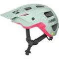 Mountainbikehelm ABUS "MODROP MIPS" Gr. L, grün (mintgrün), Helme, L Kopfumfang: 57cm - 61cm, unifarben, matt, gemustert