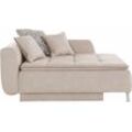 Schlafsofa JOCKENHÖFER GRUPPE "Roman" Sofas Gr. B/H/T: 177cm x 88cm x 114cm, Luxus-Microfaser, mit Bettfunktion-mit Bettkasten, beige praktische Bettfunktion und Stauraum, Tonnentaschenfederkern