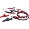 Schnepp 354 000061 Sicherheits-Messleitungs-Set Prüfspitze, Krokoklemmen, 4 mm-Stecker 4 mm-Stecker Schwarz, Rot 1 Set