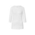 Shirt mit 3/4-Arm - Weiss - Gr.: M