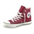 Sneaker CONVERSE "Chuck Taylor All Star Hi" Gr. 36,5, rot (maroon) Schuhe Canvassneaker Damenschuh Freizeitschuh Herrenschuh Skaterschuh Sneaker