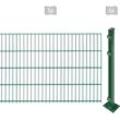 ARVOTEC Doppelstabmattenzaun "EASY 83 zum Aufschrauben" Zaunelemente Zaunhöhe 83 cm, Zaunlänge 2 - 60 m Gr. H/L: 83 cm x 10 m, grün (dunkelgrün) Zaunelemente