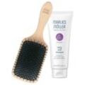 Marlies Möller Beauty Haircare Strength Geschenkset Travel Hair & Scalp Brush 1 Pc. + Daily Mild Shampoo 100 ml