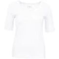 Rundhals-Shirt ZAIDA weiss, 44