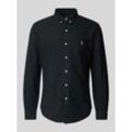 Slim Fit Freizeithemd mit Button-Down-Kragen Modell 'OXFORD'