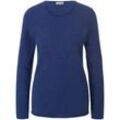 Rundhals-Pullover aus 100% Kaschmir include blau, 38