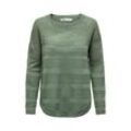 ONLY Strickpullover 'Caviar' Hedge Green, Unifarben, Grün - Gr. S