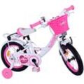 Volare Ashley 14 Zoll Kinderfahrrad Mädchen Jungen 3,5 - 5 Jahre Größe 98 - 110 cm Fahrrad Kinder