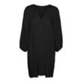 VERO MODA Tunika 'VMLOVA 2/4 TUNIC WVN' Black, Unifarben, Schwarz - Gr. XS