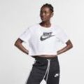 Nike Sportswear Essential Kurz-Logo-T-Shirt für Damen - Weiß