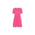 JDY Jerseykleid 'Dalila' Shocking Pink, Unifarben, Pink - Gr. XS