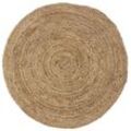 IB Laursen Teppich rund natur Jute, Ø 90 cm