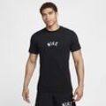 Nike Dri-FIT Fitness-T-Shirt (Herren) - Schwarz