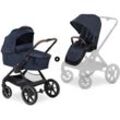 Kombi-Kinderwagen HAUCK "Walk N Care Set", Baby, blau (schwarz navy blau), Aluminium, Kunststoff, Polyester, Polyurethan, Kinderwagen, belastbar bis 22 kg