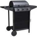 Gasgrill TEPRO "Hampton" Grills Gr. B/H/T: 104cm x 98cm x 55cm, schwarz BxTxH: 104x55x98 cm