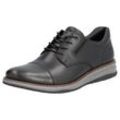 Schnürschuh RIEKER Gr. 46, schwarz Herren Schuhe Freizeitschuh, Halbschuh, Business Sneaker mit weicher Decksohle