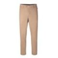 Stoffhose BRÜHL "Parma" Gr. 25, EURO-Größen, beige (sand), Herren, 76% Baumwolle, 21% Polyester, 3% Elasthan, unifarben, Hosen, die ultimative Reise- und Freizeithose