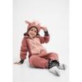 Jumpsuit WEEDO "UNIDO Fleece Funwear" Gr. 104, Normalgrößen, rosa (mellow_rose) Mädchen Overalls Strampler Funwear für Kids, limitiert + nachhaltig