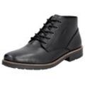 Schnürstiefelette RIEKER Gr. 40, schwarz Herren Schuhe Stiefel Boots Schnürboots, Business-Schnürer, Stiefelette mit weicher Decksohle