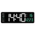 Cherish Clock 1 Set Usb-Uhr, Große Zahl, Timing-Funktion, Einstellbare Helligkeit, Nützlich, Einfach, Wohnzimmer, Wandmontage, Led-Wecker, Täglicher Gebrauch