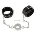 Handfesseln „Hand Cuffs & Cock Ring" plus Penisring an Karabinerketten