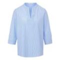 Bluse zum Schlupfen Peter Hahn blau