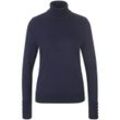 Rollkragen-Pullover aus 100% SUPIMA®-Baumwolle Peter Hahn blau