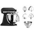 KITCHENAID Küchenmaschine "Küchenmaschine 5KSM175PSEBK GUSSEISEN SCHWARZ", schwarz (gusseisen schwarz), B:24cm H:36cm T:37cm, Küchenmaschinen