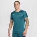 Rafa Challenger Nike Dri-FIT Kurzarm-Tennisoberteil für Herren - Grün