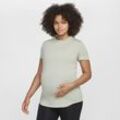 Nike (M) One Dri-FIT-Kurzarmshirt mit schmaler Passform für Damen (Schwangere und Mütter) - Grün