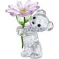 Dekofigur SWAROVSKI "Kristallfigur Sammelfigur Kris Bär Ein Gänseblümchen für Dich, 5675327", bunt (kristallweiß, rosa, grün, gelb, schwarz), Dekofiguren, B/H: 3,4cm x 5cm, Kris Bärmit Gänseblümchen, Swarovski Kristall, Metall, Swarovski Kristall, B:3,4cm H:5cm