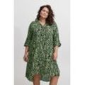 Blusenkleid FRANSA "Fransa FPJoyce" Gr. 50, EURO-Größen, grün (forest shade mi) Damen Kleider Blusenkleider