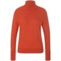 Rollkragen-Pullover aus 100% SUPIMA®-Baumwolle Peter Hahn orange