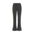 PIECES Stoffhose 'Pam' Dark Grey Melange, Unifarben, Grau - Gr. M