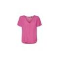 VERO MODA Blusenshirt 'Brit' Pink Yarrow, Unifarben, Pink - Gr. XS