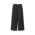 Culotte mit Stickerei - Schwarz - Gr.: S