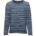 Baumwoll-Pullover, Melange blau, 44/46