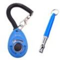 Petsation Clicker + Pfeife blau