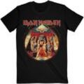 Iron Maiden Unisex-Erwachsene Powerslave Lightning Circle T-Shirt