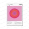 ART Engel Digitales Farbverlaufsposter Und Druckgrafik Ästhetisches Minimalistisches Ölgemälde