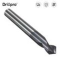 Drillpro 2 Rillen 6mm Hartmetall-Fasenfräse 90 Grad Hrc45 Fräser